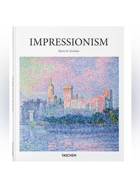 Taschen Impressionism Hardcover Art Book - White with Pastel Cover